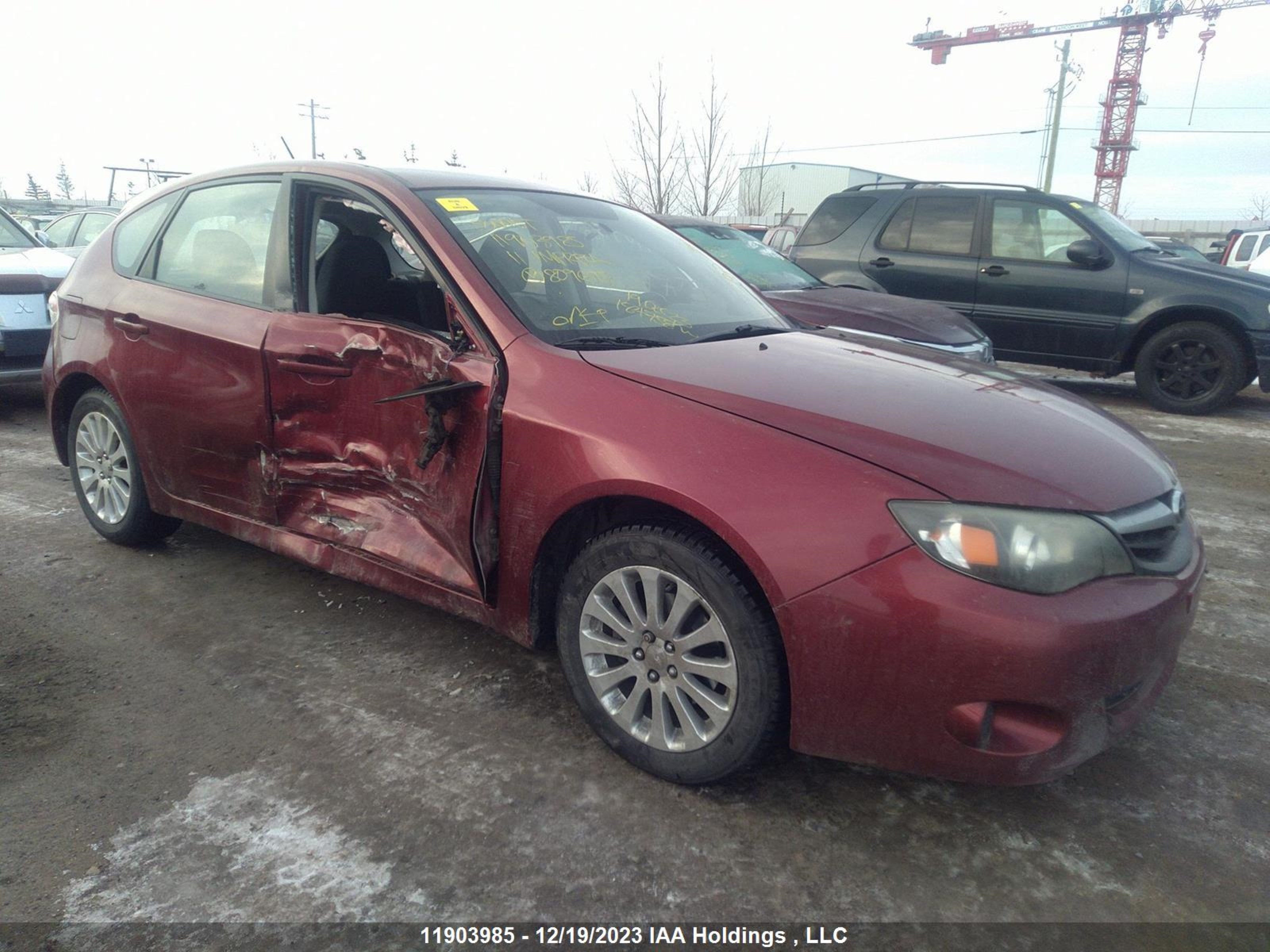 subaru impreza 2011 jf1gh6b69bh809695