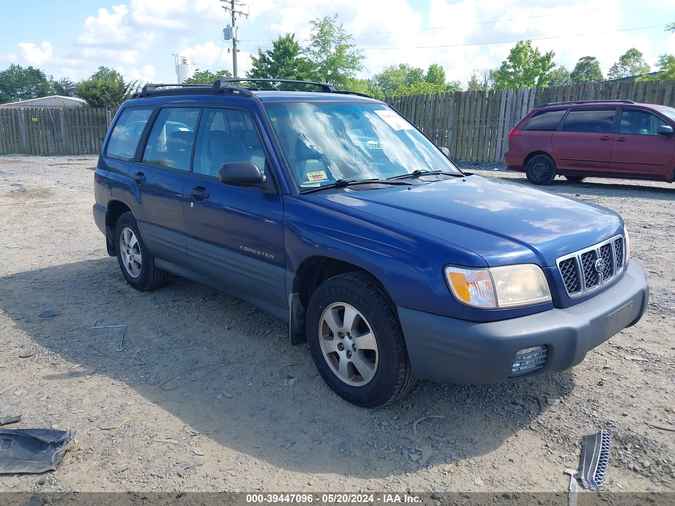 subaru forester 2001 jf1sf63521h737808