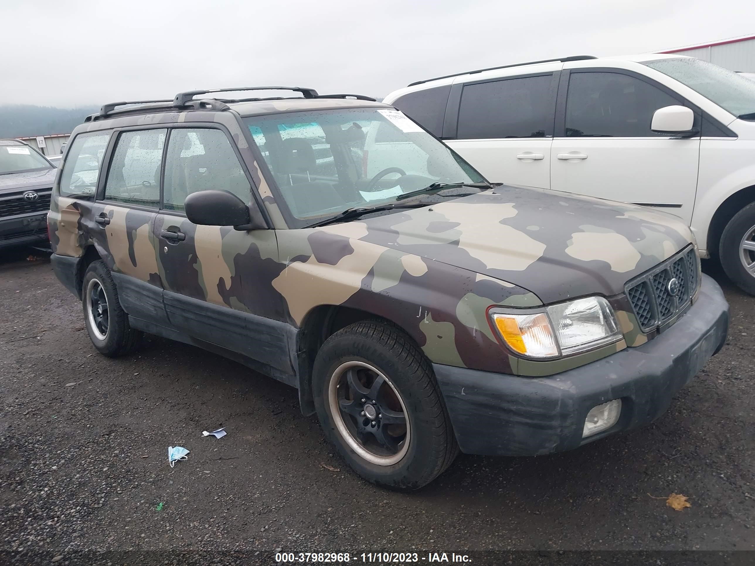 subaru forester 2001 jf1sf63591g720638