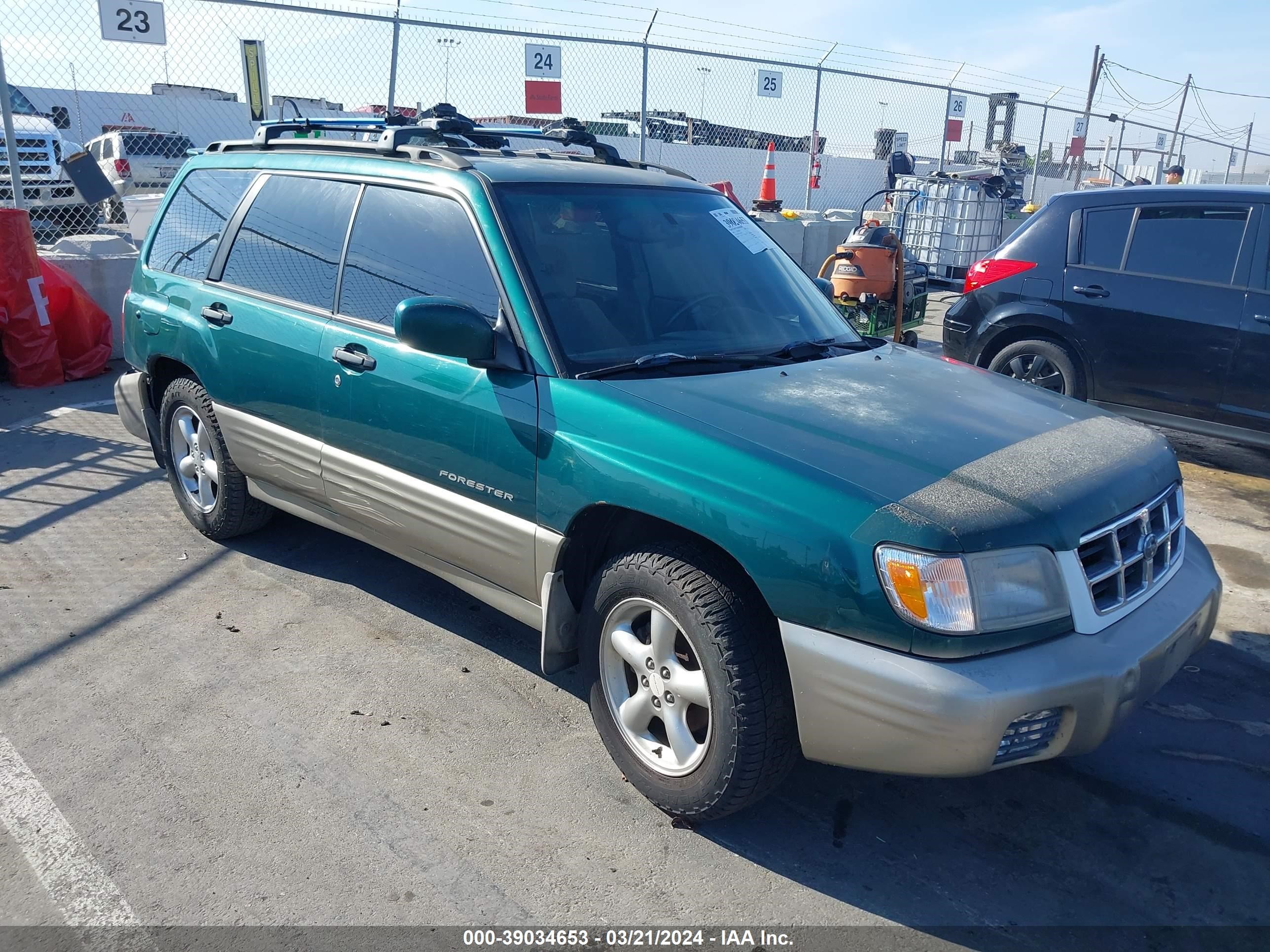 subaru forester 2001 jf1sf65521g758631