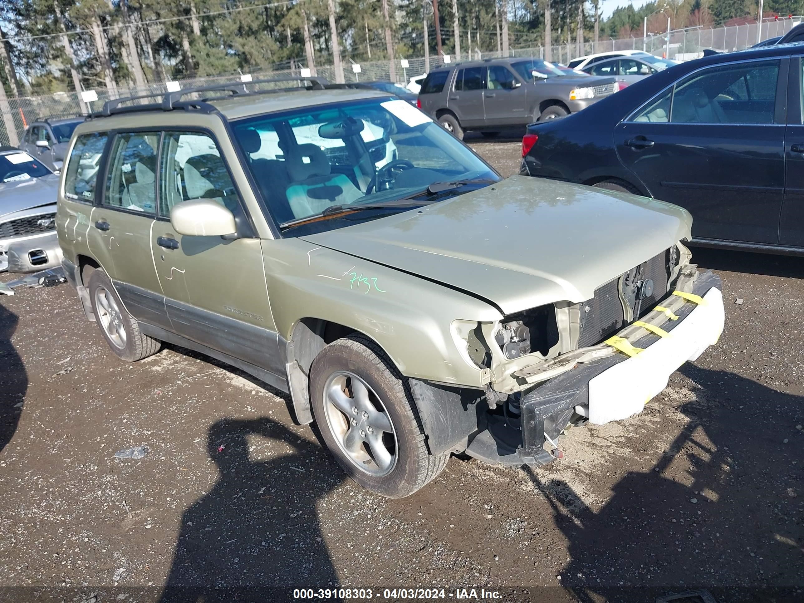 subaru forester 2001 jf1sf65521h749325