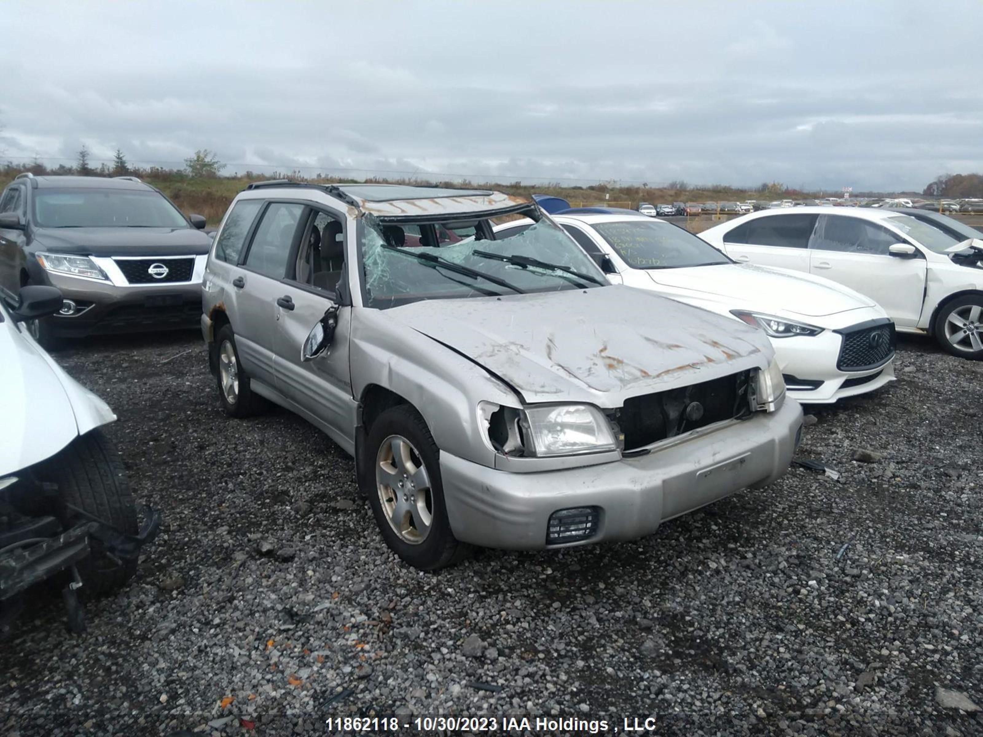 subaru forester 2001 jf1sf65541h711367