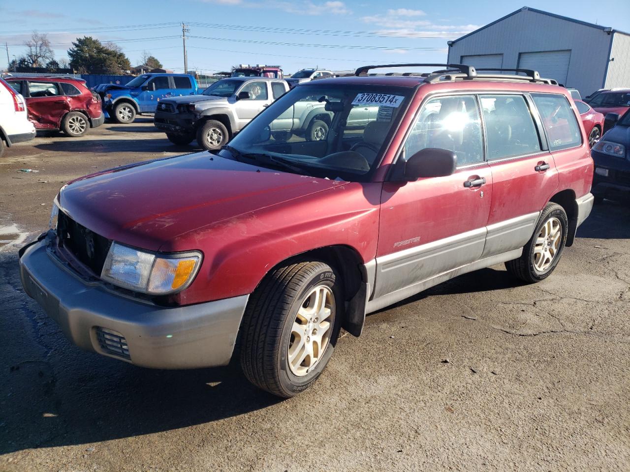 subaru forester 2000 jf1sf6557yh700177