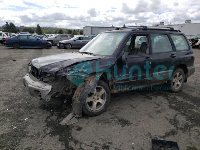 subaru forester 1998 jf1sf6558wh702176