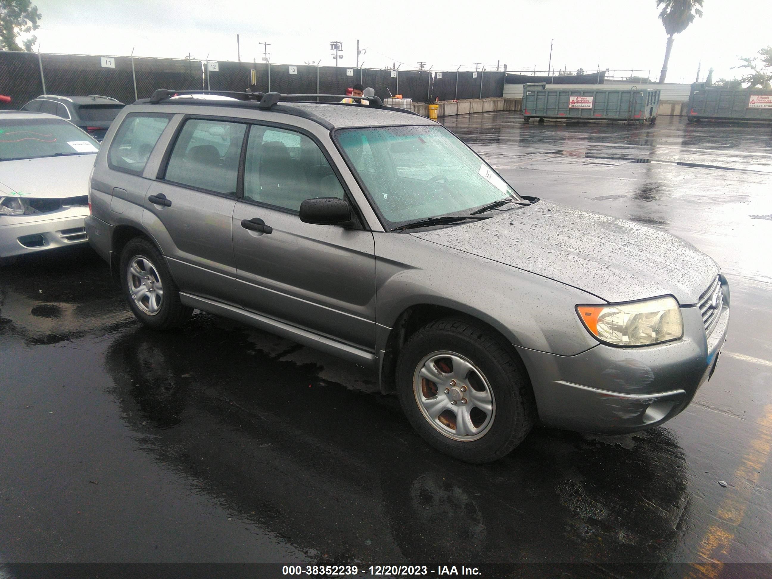 subaru forester 2007 jf1sg63607h722688