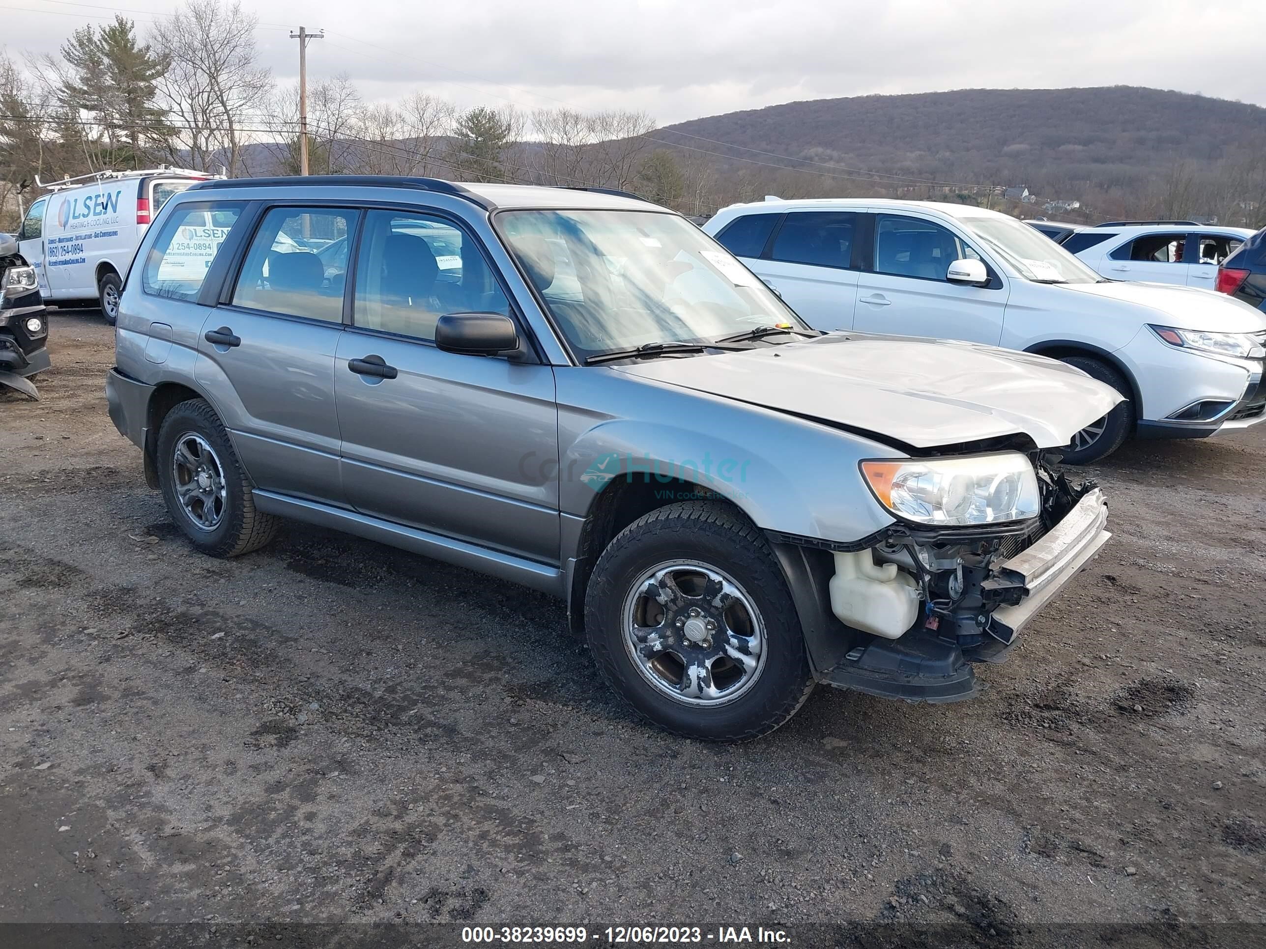 subaru forester 2007 jf1sg63607h736414