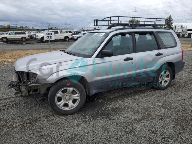 subaru forester 2005 jf1sg63615h717254