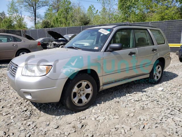 subaru forester 2007 jf1sg63617h725597