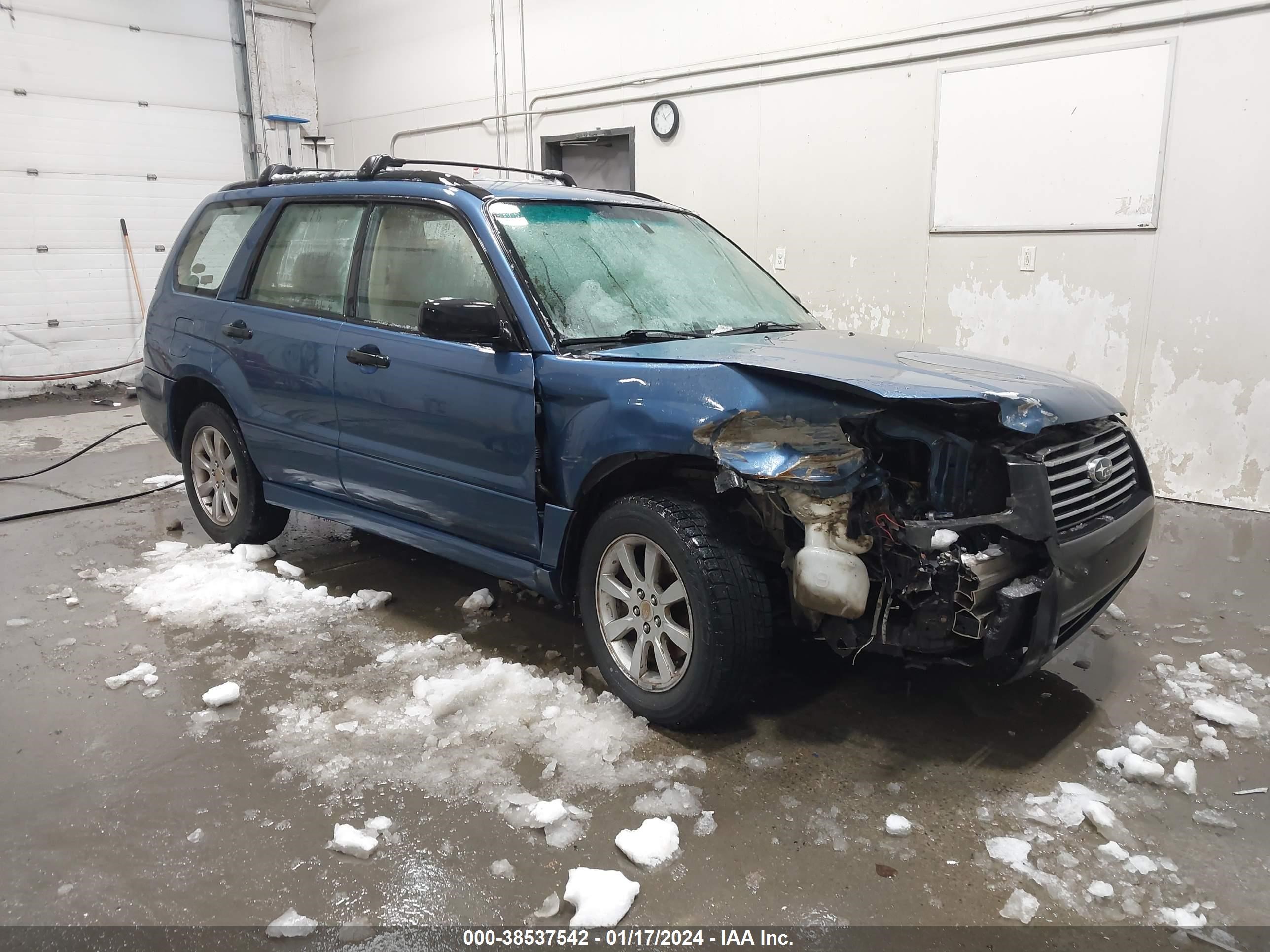 subaru forester 2007 jf1sg63617h747860