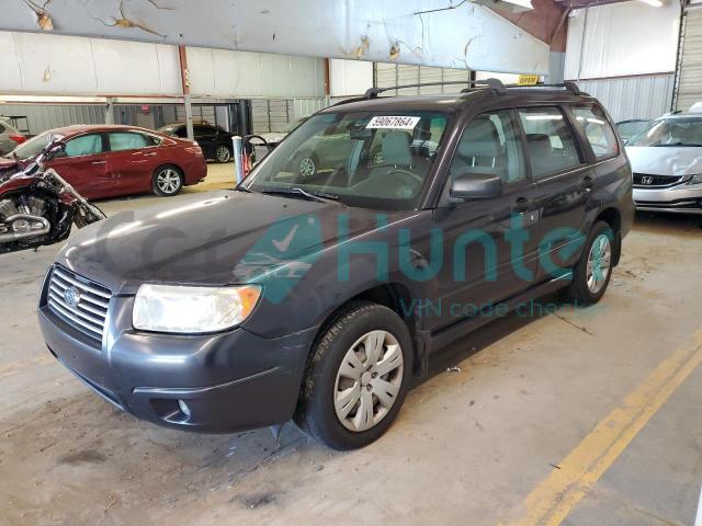 subaru forester 2008 jf1sg63618h702208