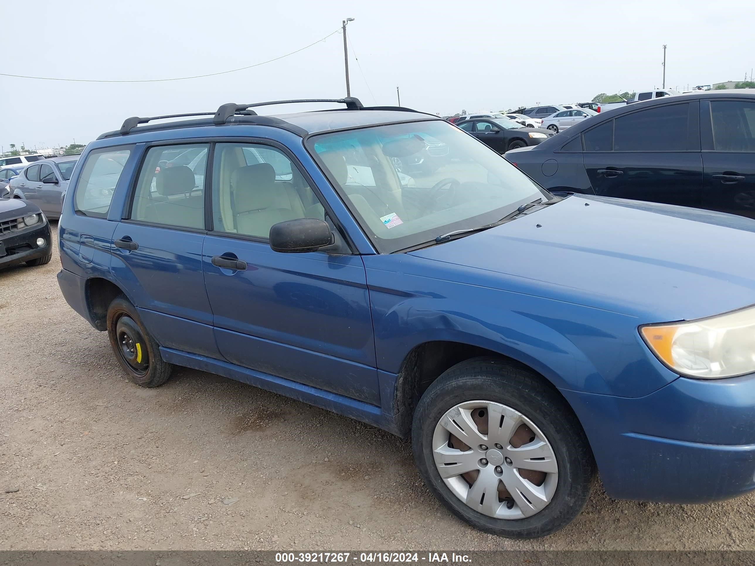 subaru forester 2008 jf1sg63618h707795