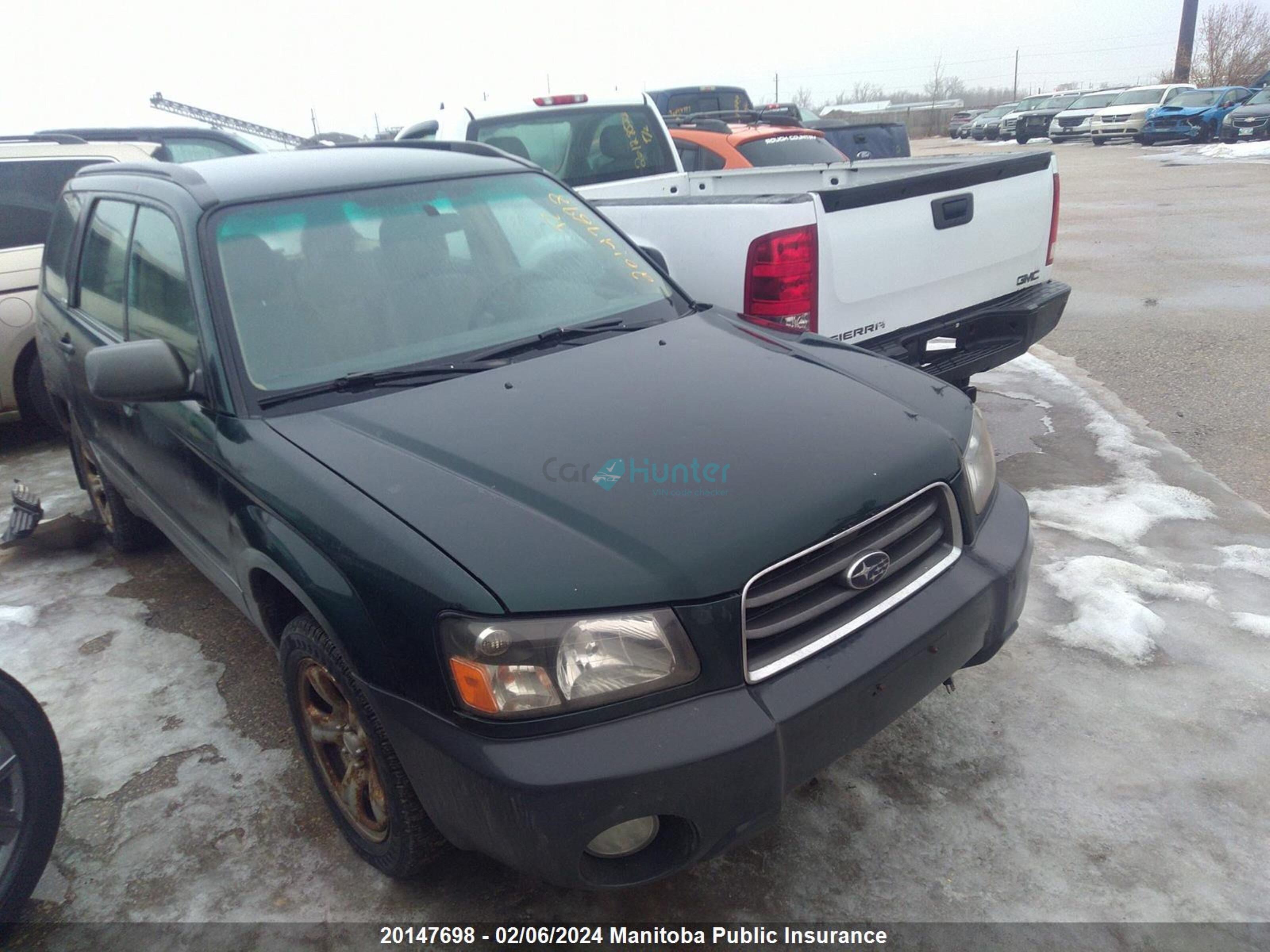 subaru forester 2003 jf1sg63623h740877