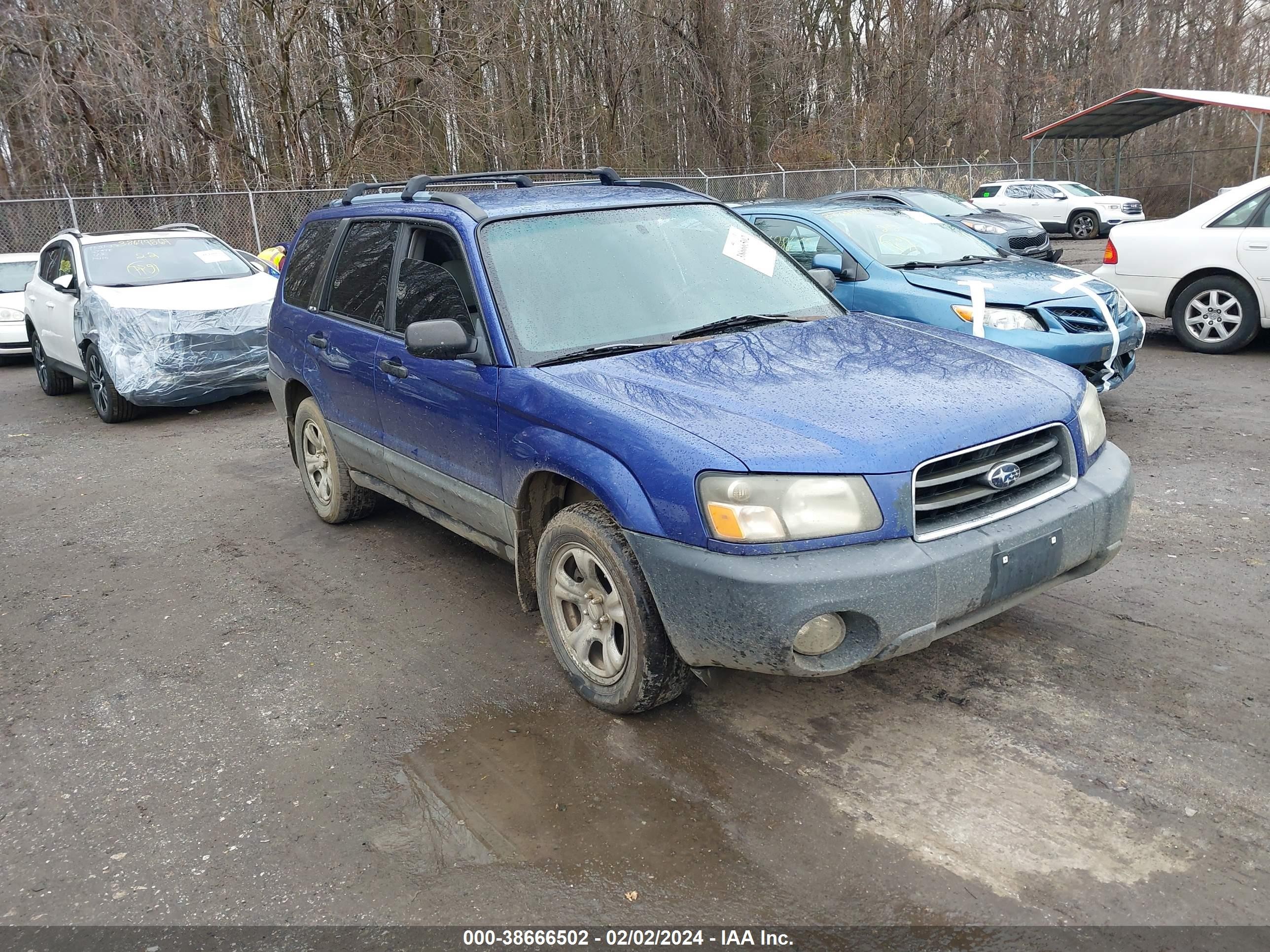 subaru forester 2003 jf1sg63623h771739