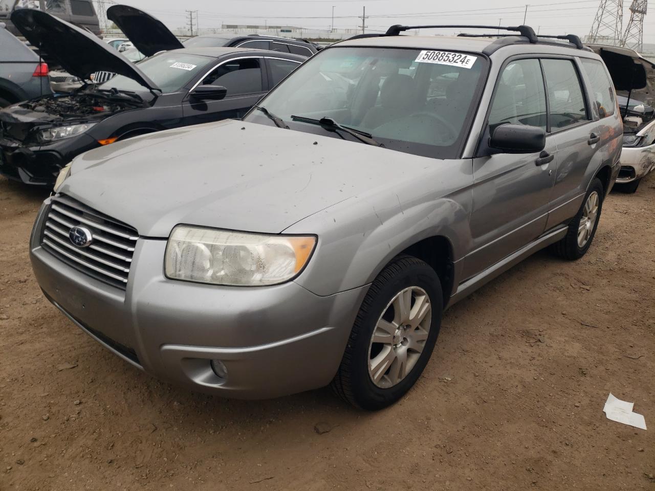 subaru forester 2007 jf1sg63627h728654