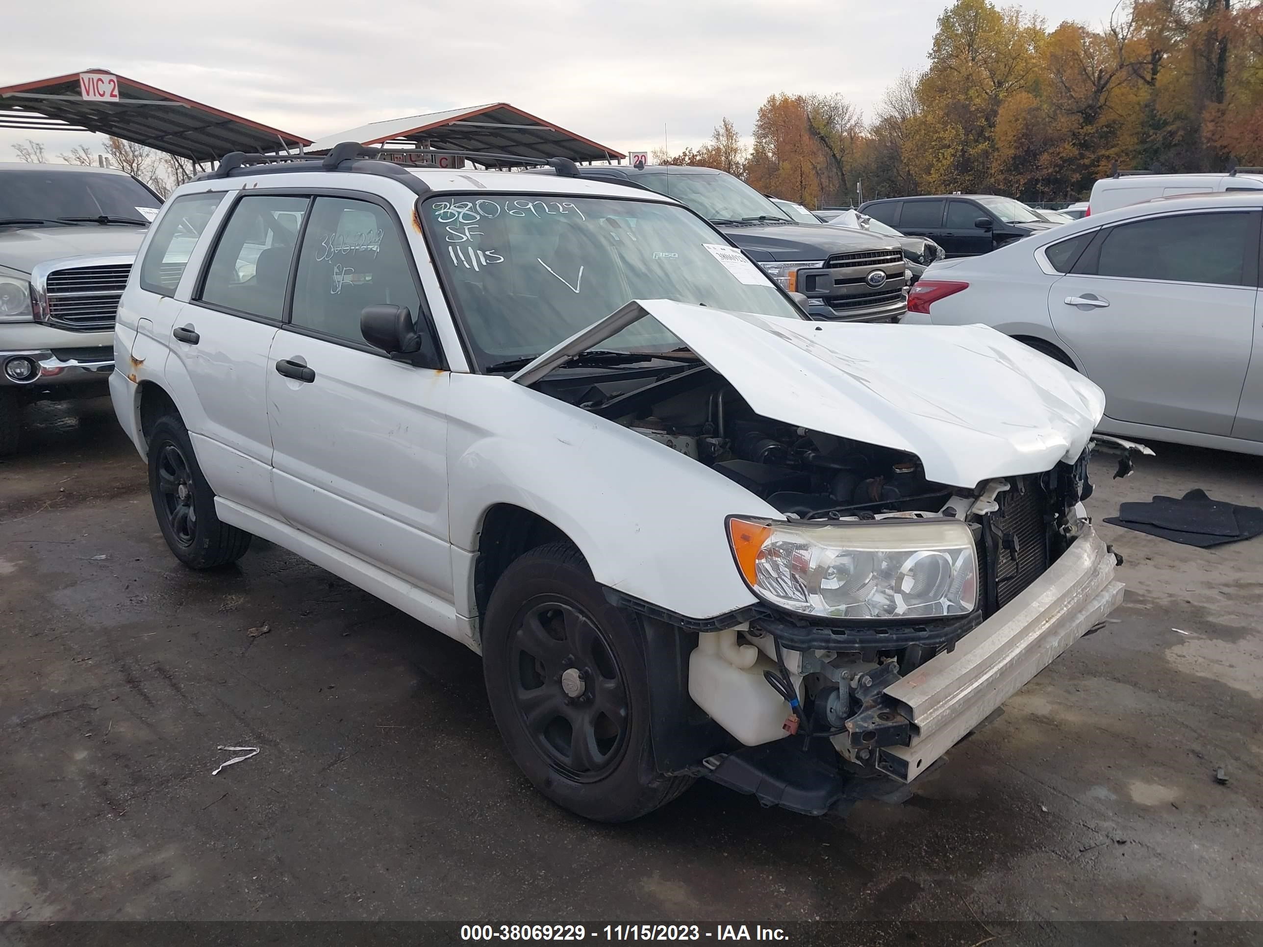 subaru forester 2007 jf1sg63627h738973