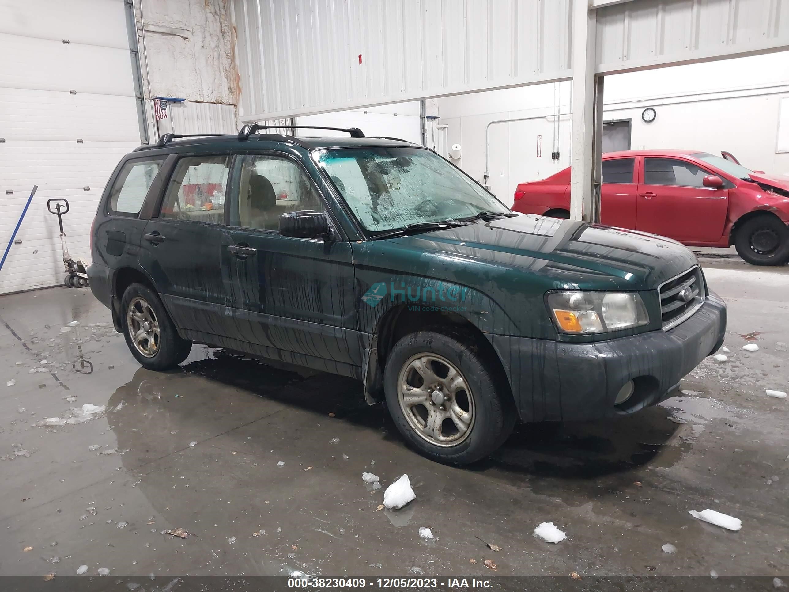 subaru forester 2005 jf1sg63635h719653