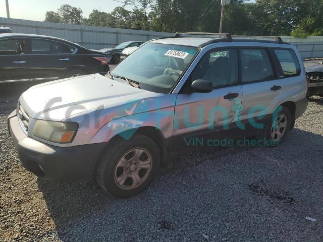 subaru forester 2 2003 jf1sg63643h700090