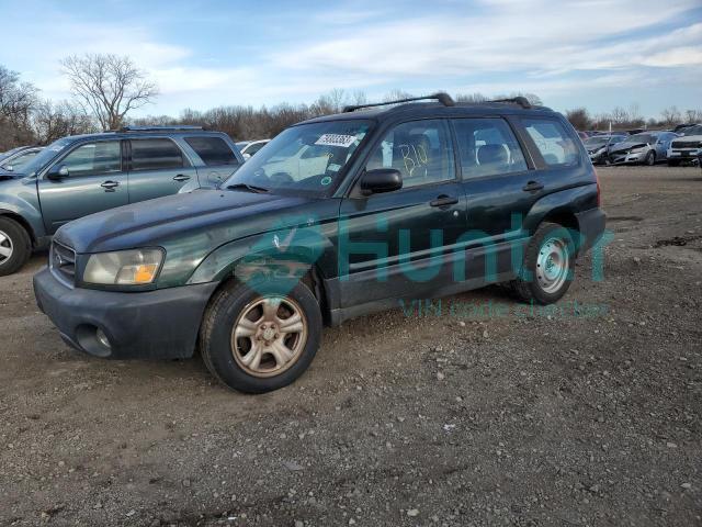 subaru forester 2004 jf1sg63644h746343