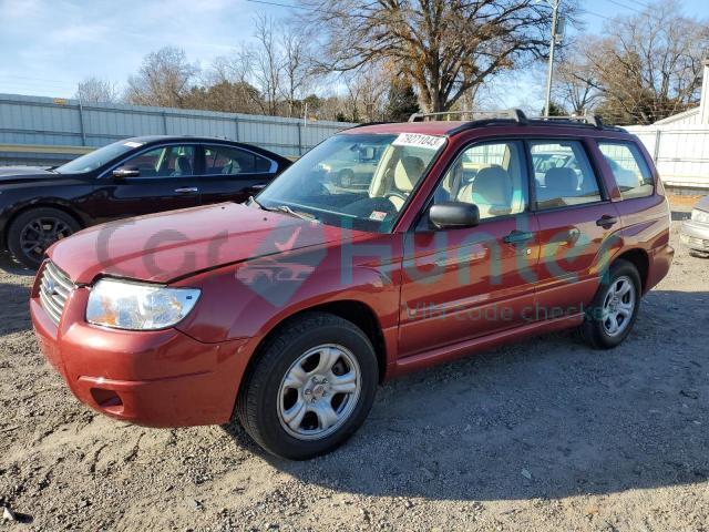 subaru forester 2006 jf1sg63646h743459