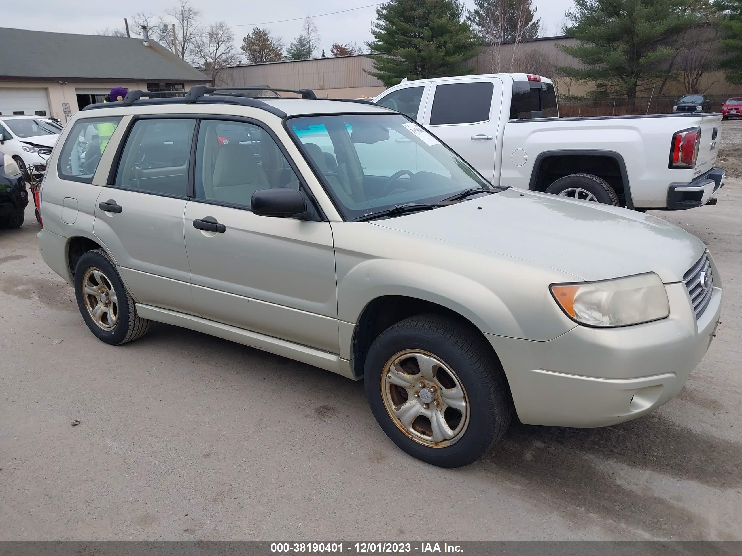 subaru forester 2007 jf1sg63647h717865