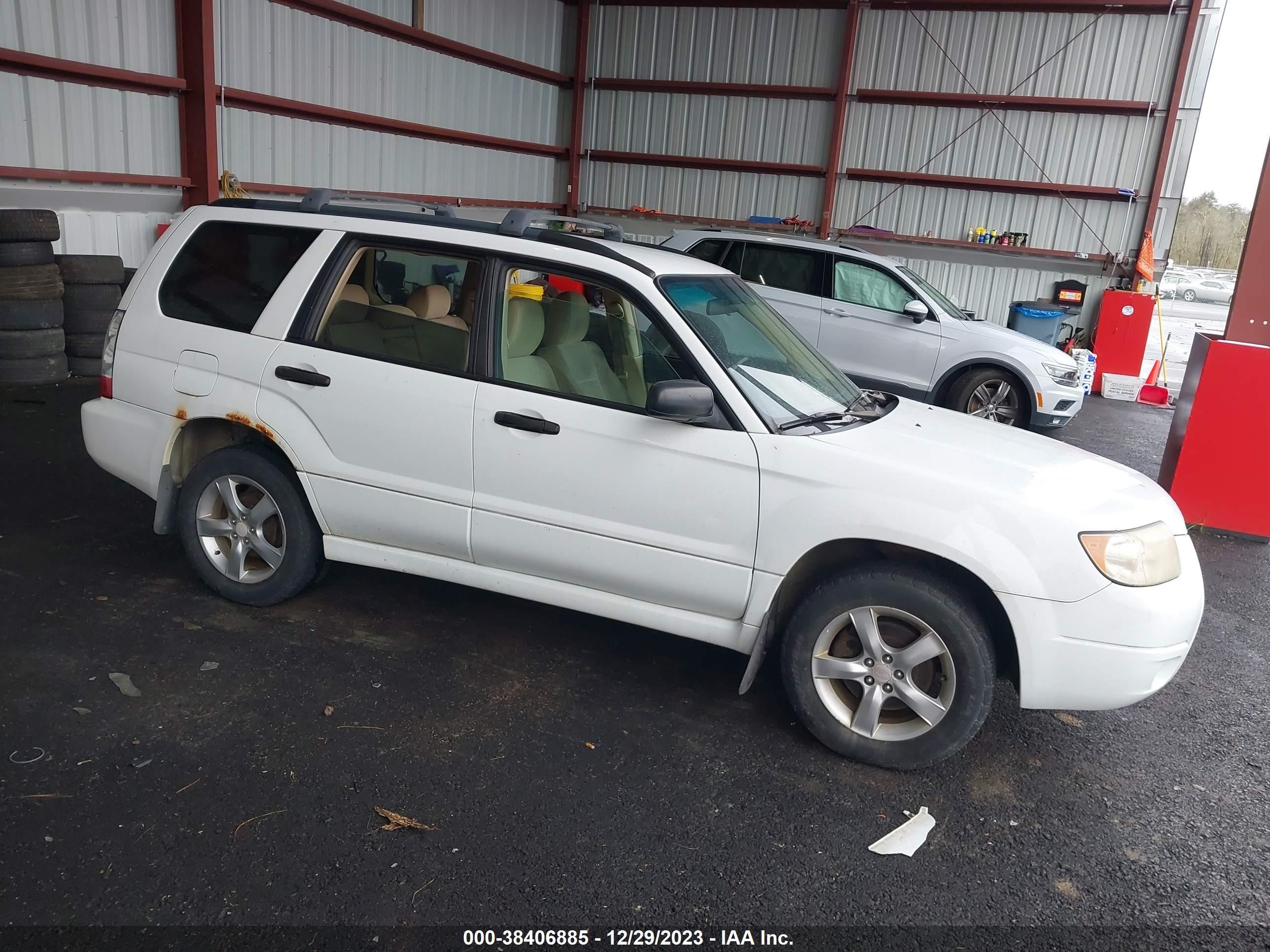 subaru forester 2007 jf1sg63647h717901