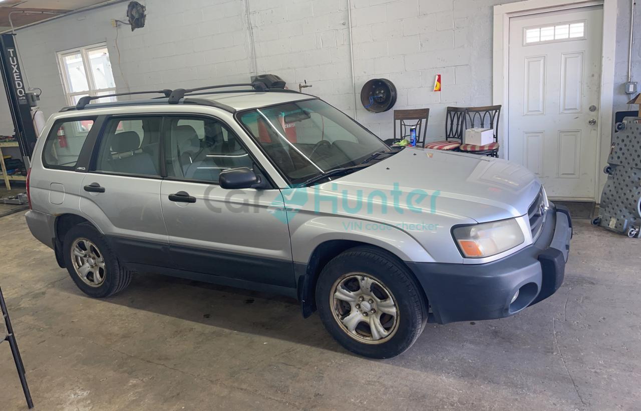 subaru forester 2003 jf1sg63653h703788