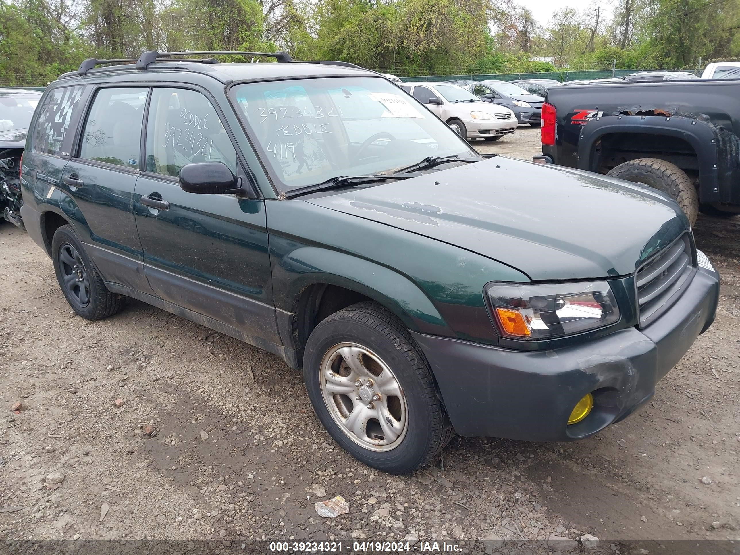 subaru forester 2003 jf1sg63653h740310