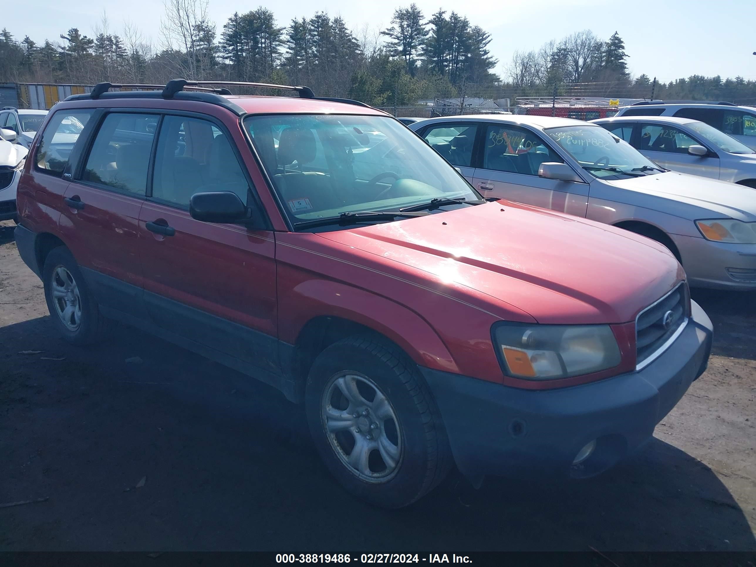 subaru forester 2003 jf1sg63653h751906