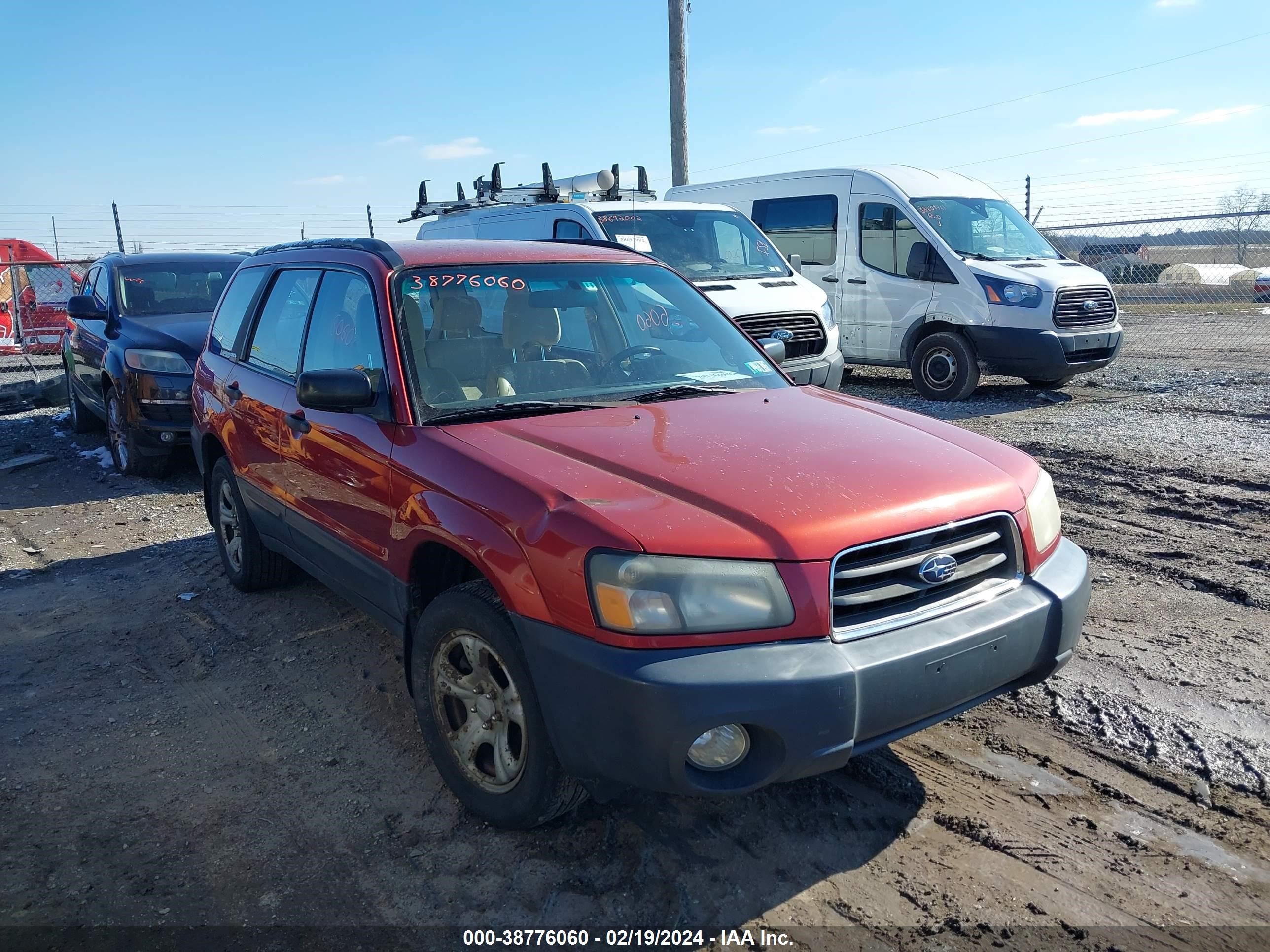 subaru forester 2004 jf1sg63654h765208