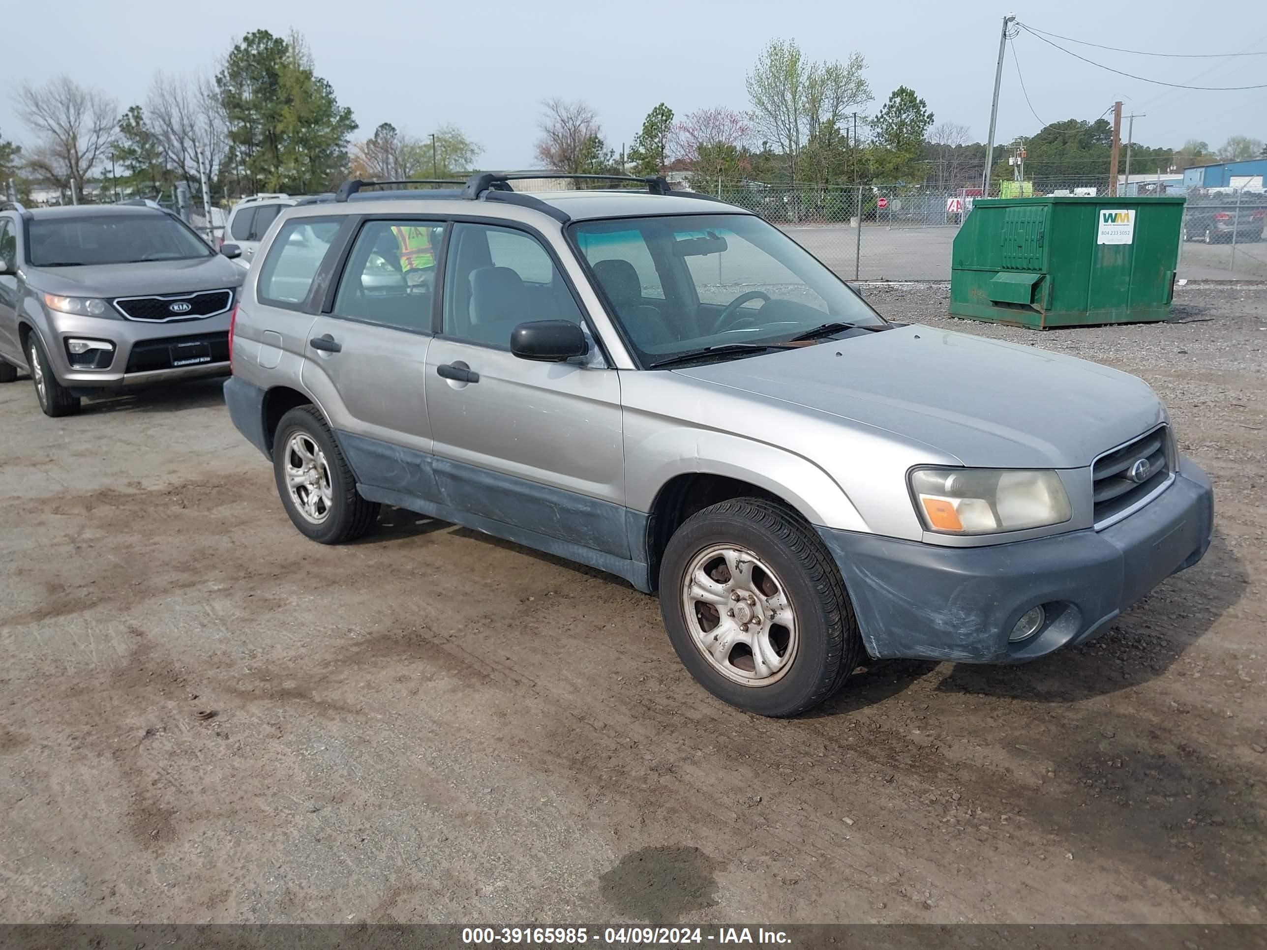 subaru forester 2005 jf1sg63655h743825