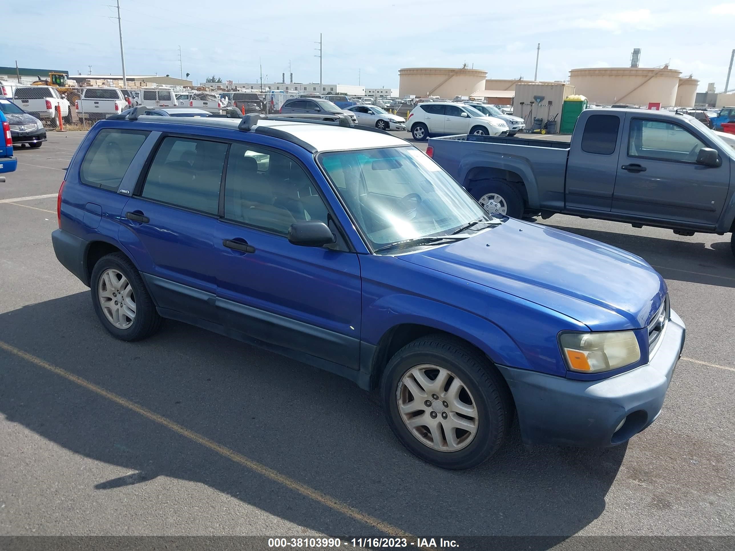 subaru forester 2003 jf1sg63673h716056