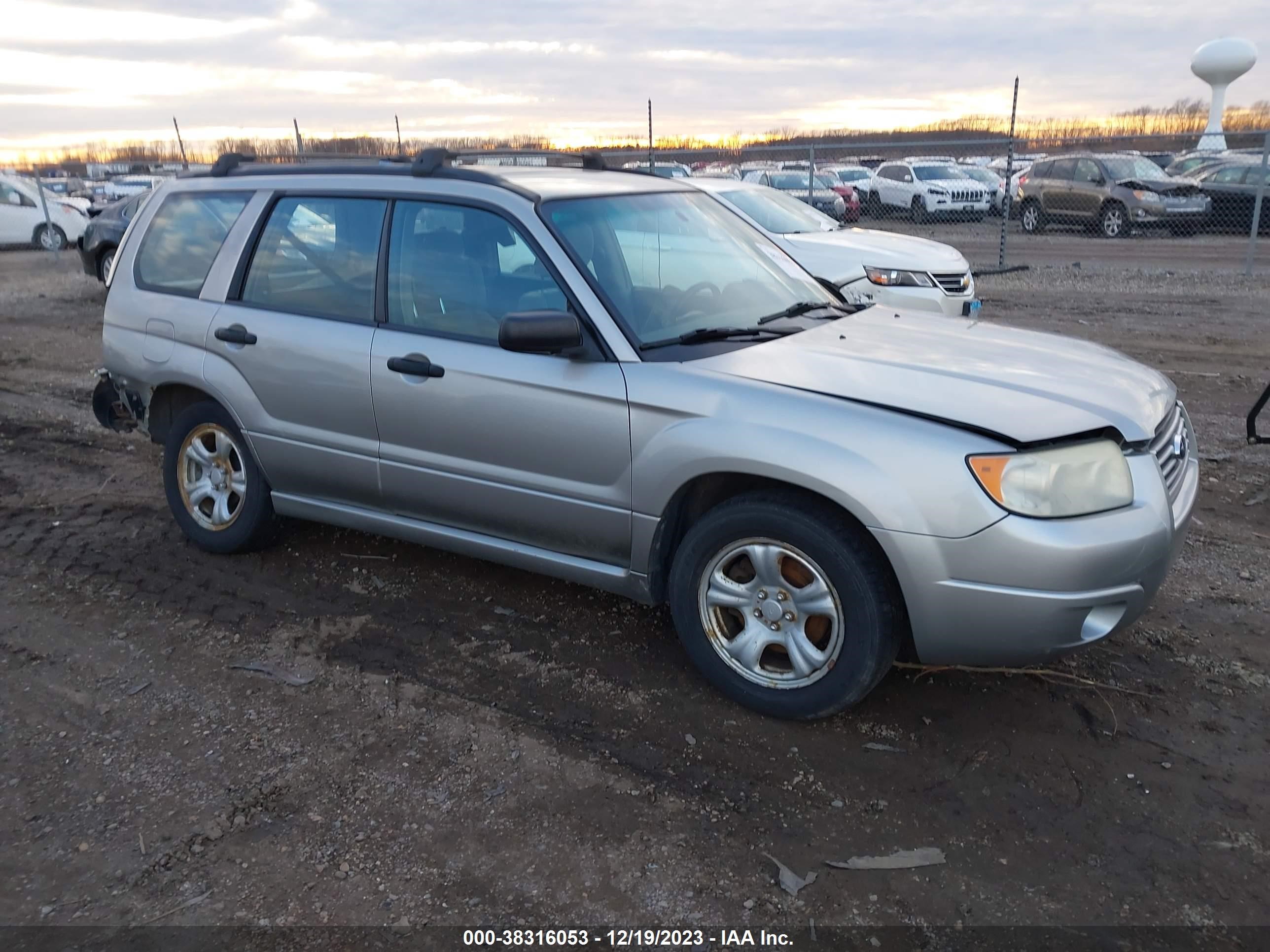 subaru forester 2007 jf1sg63677h700168