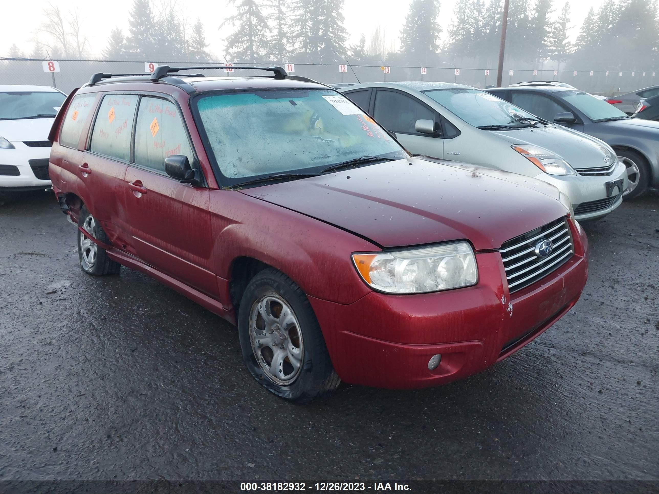 subaru forester 2007 jf1sg63677h742338