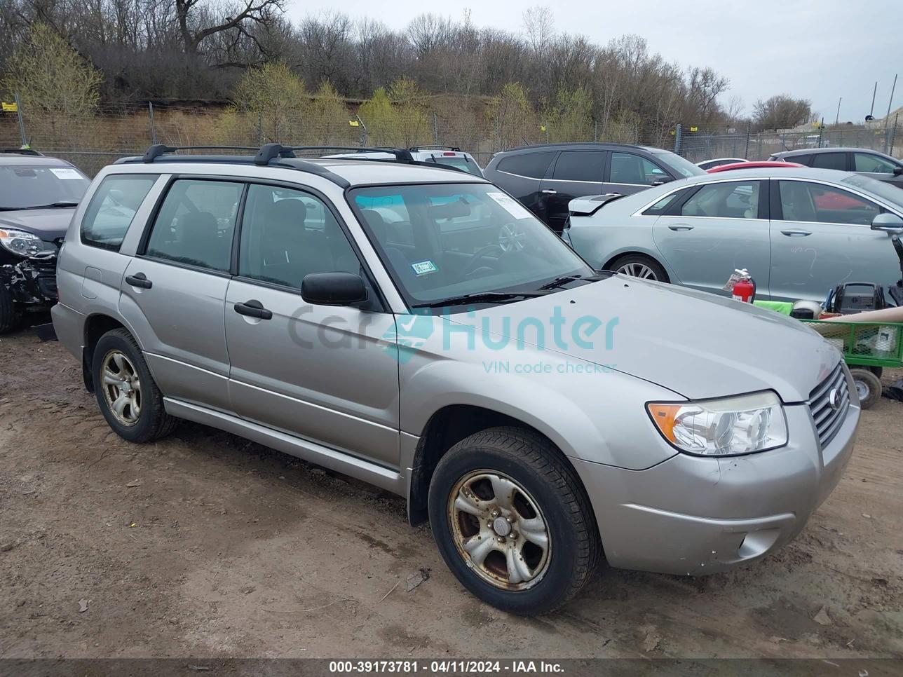 subaru forester 2007 jf1sg63677h743828