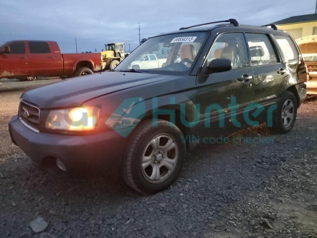 subaru forester 2 2003 jf1sg63683h768392