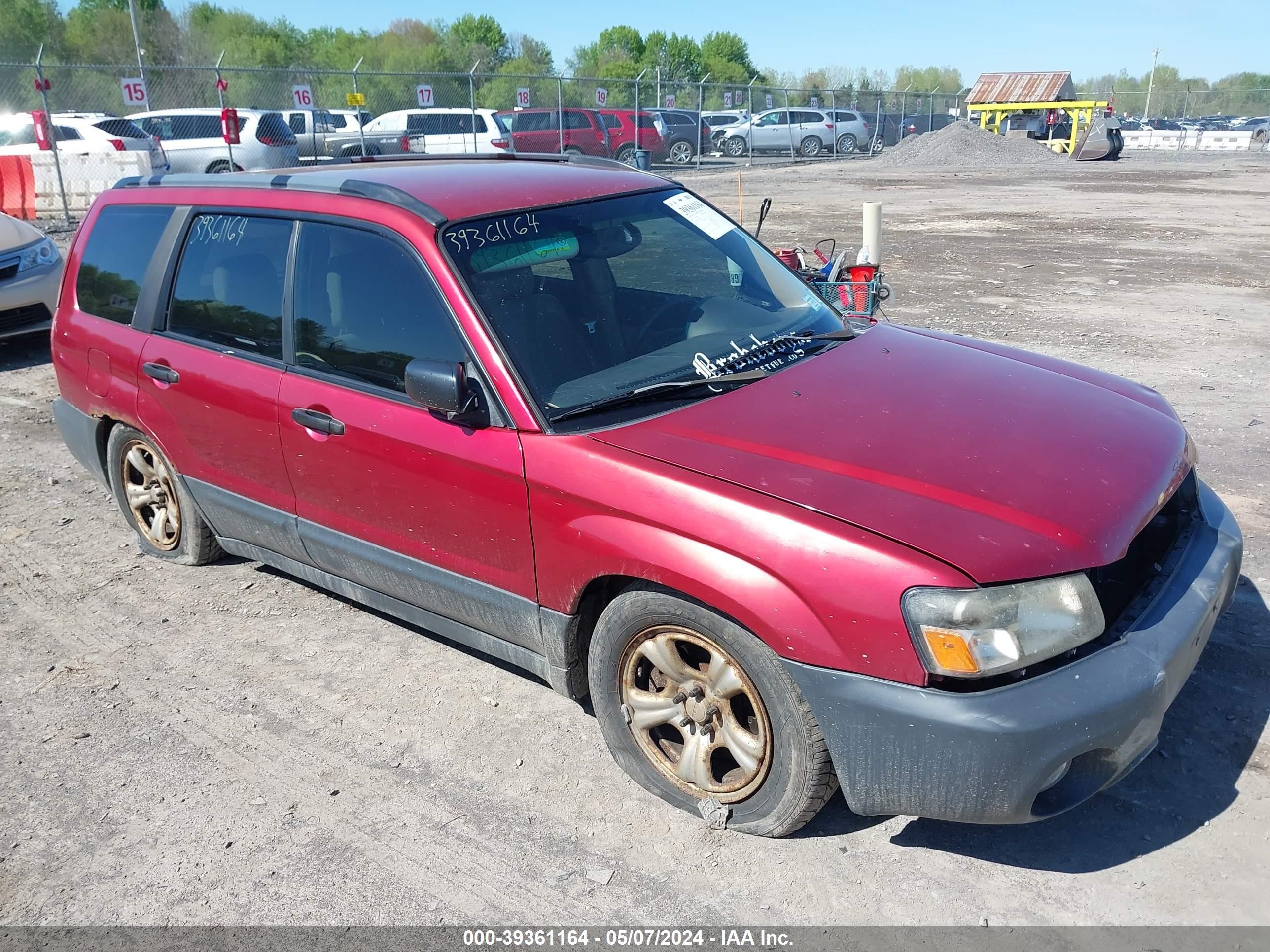 subaru forester 2005 jf1sg63685h746301