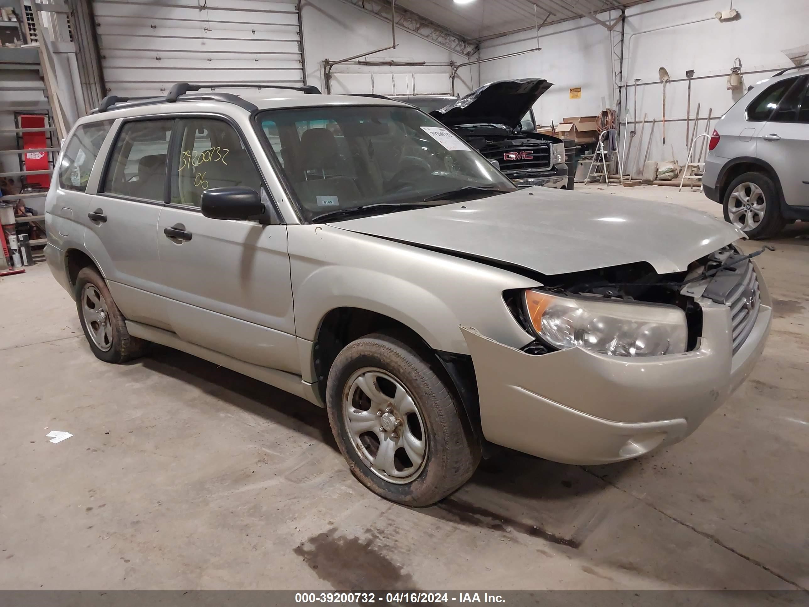 subaru forester 2006 jf1sg63686g758956