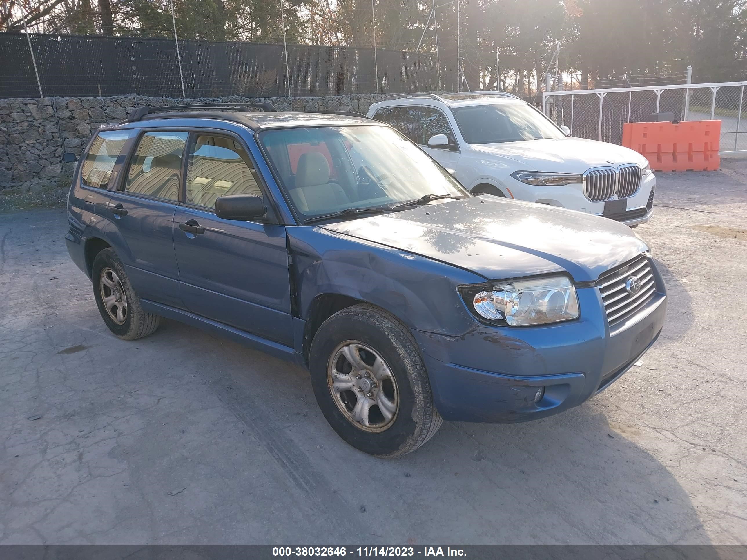 subaru forester 2007 jf1sg63687h733759