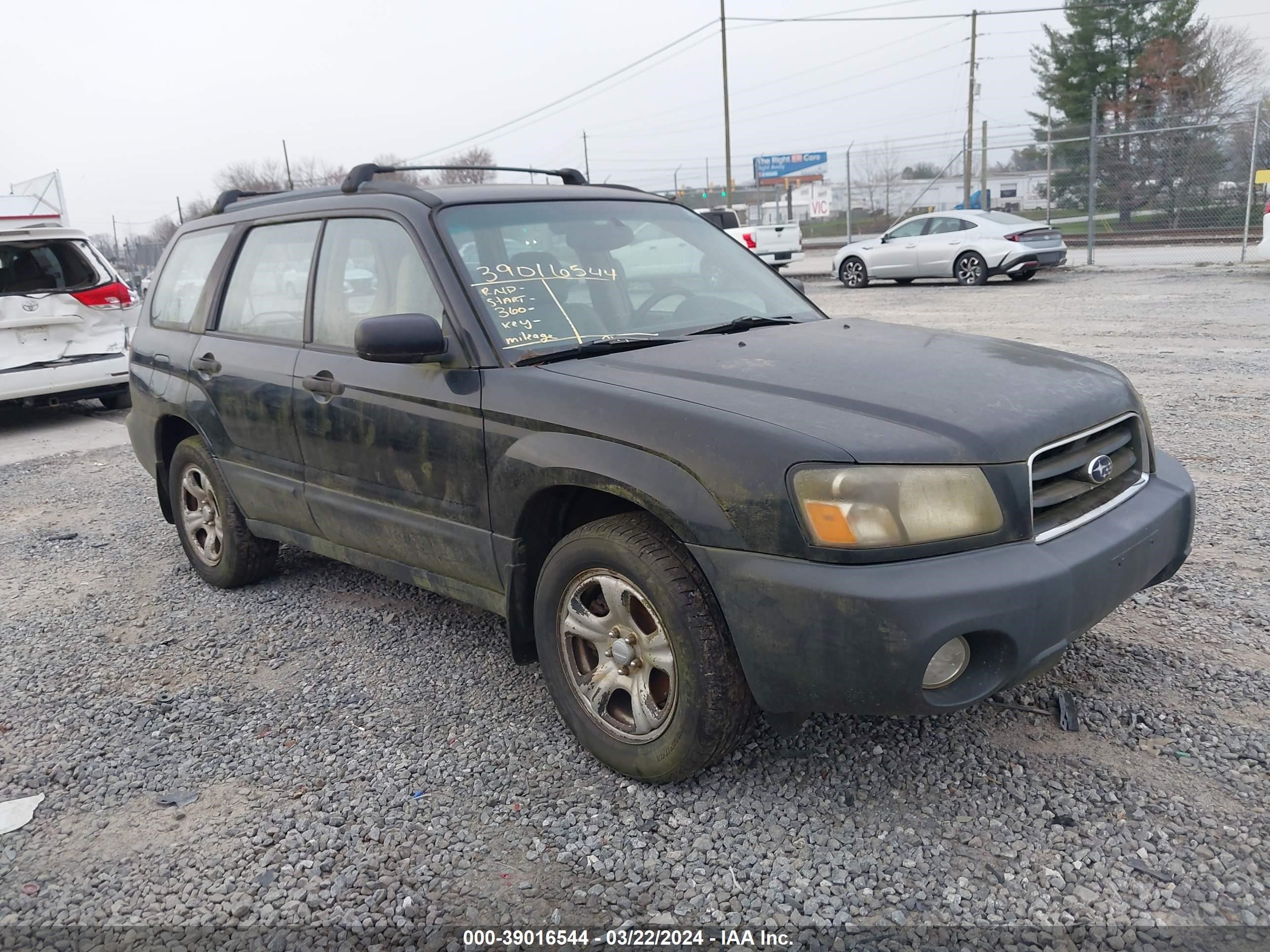 subaru forester 2005 jf1sg63695h708348