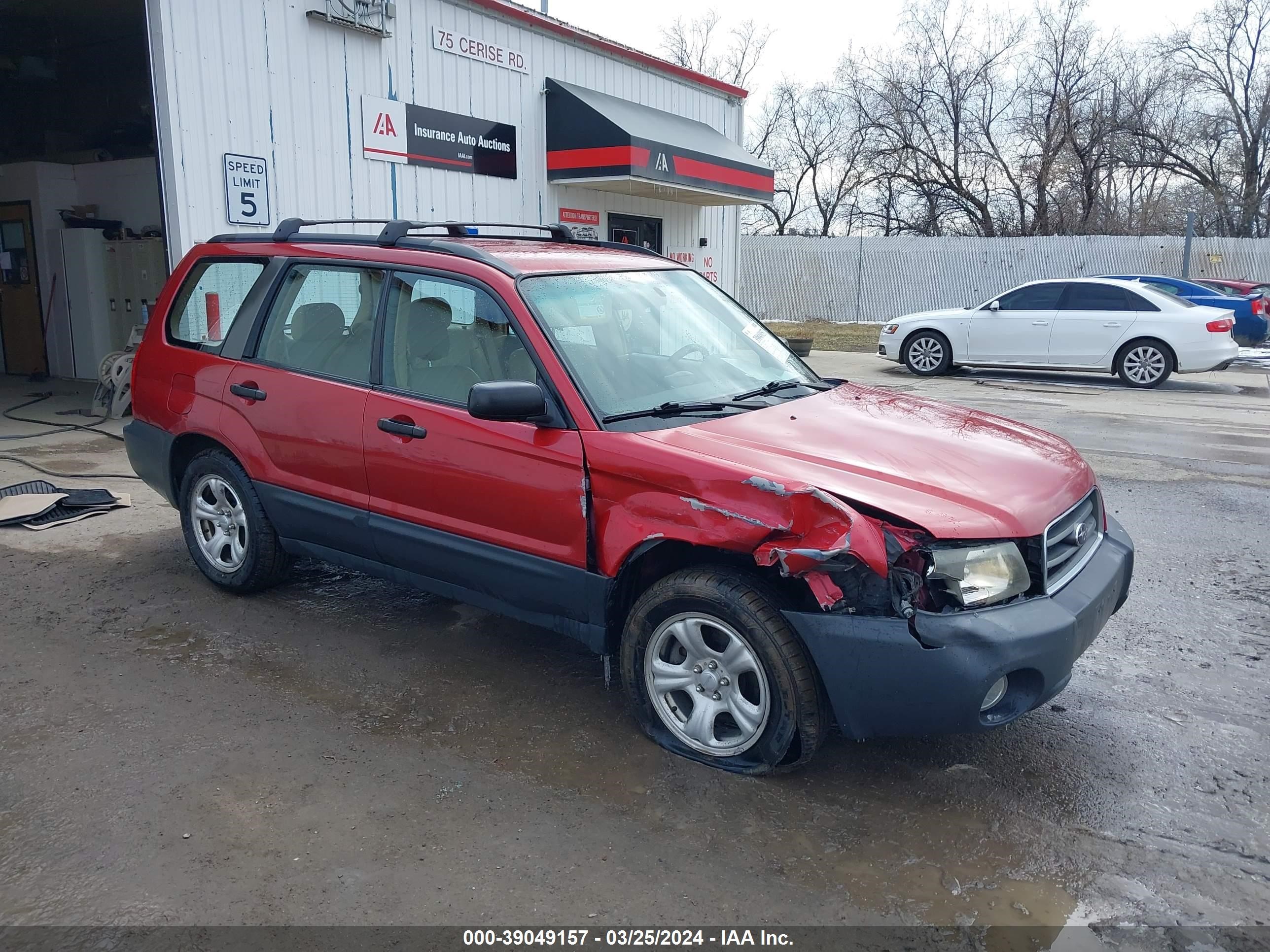 subaru forester 2005 jf1sg63695h733282