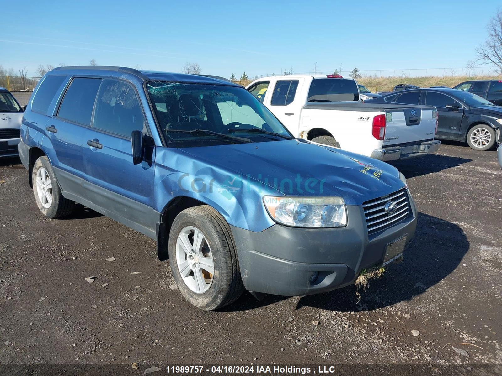 subaru forester 2007 jf1sg63697h745015
