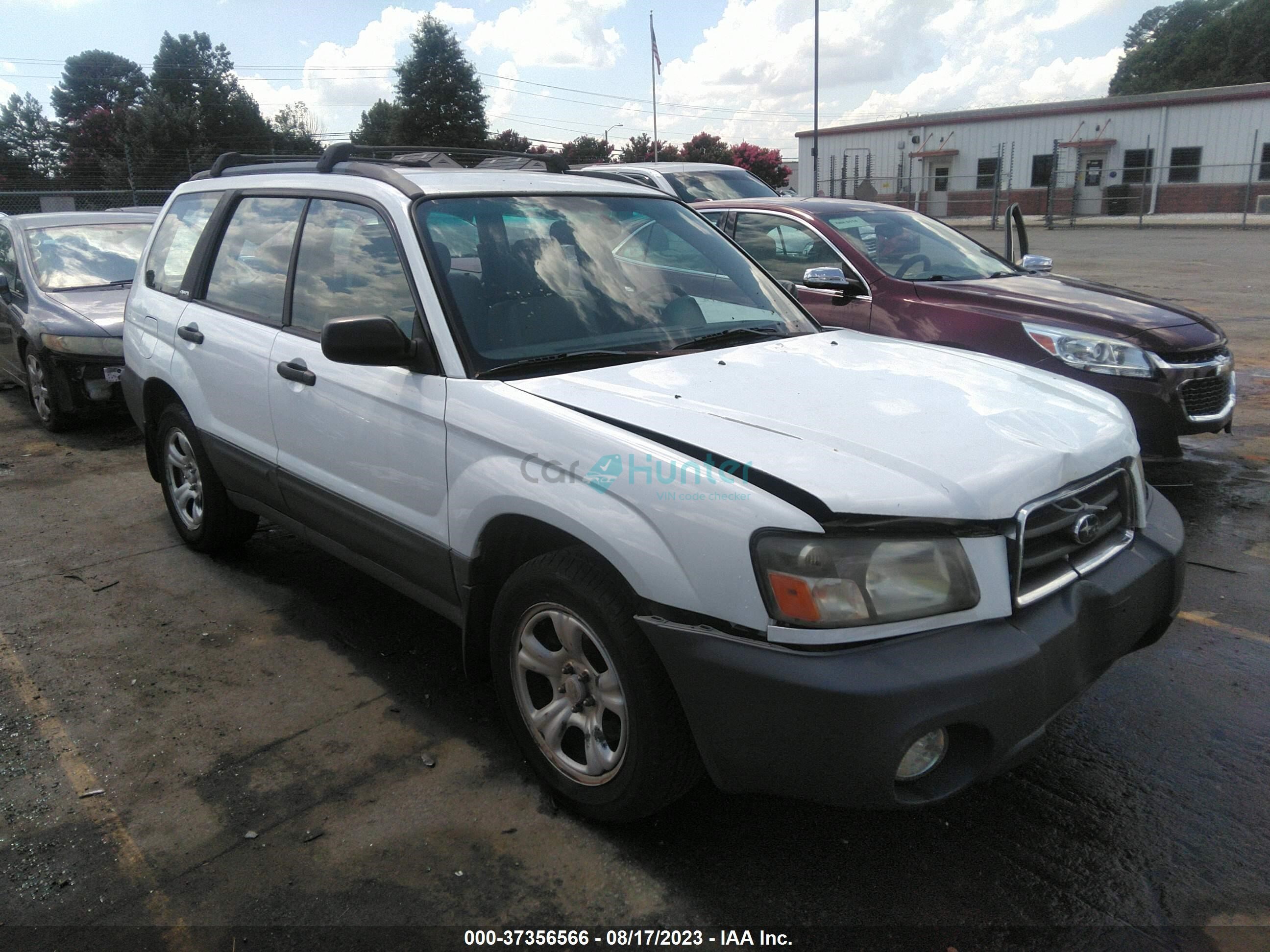 subaru forester 2003 jf1sg636x3h709344