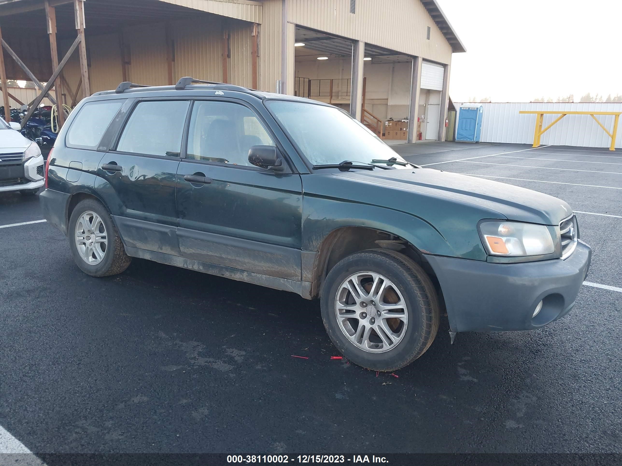 subaru forester 2003 jf1sg636x3h713555