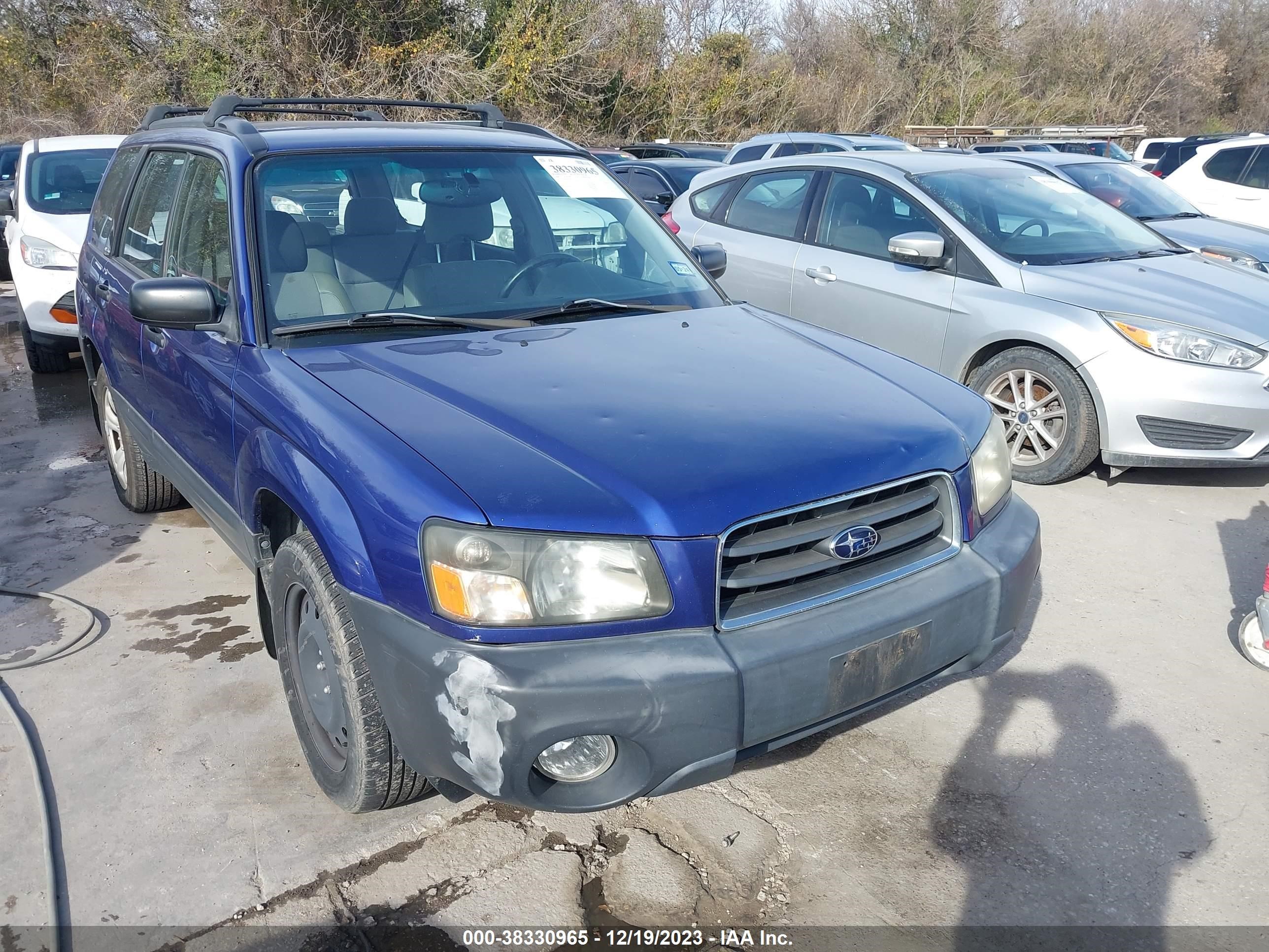 subaru forester 2004 jf1sg636x4h742135