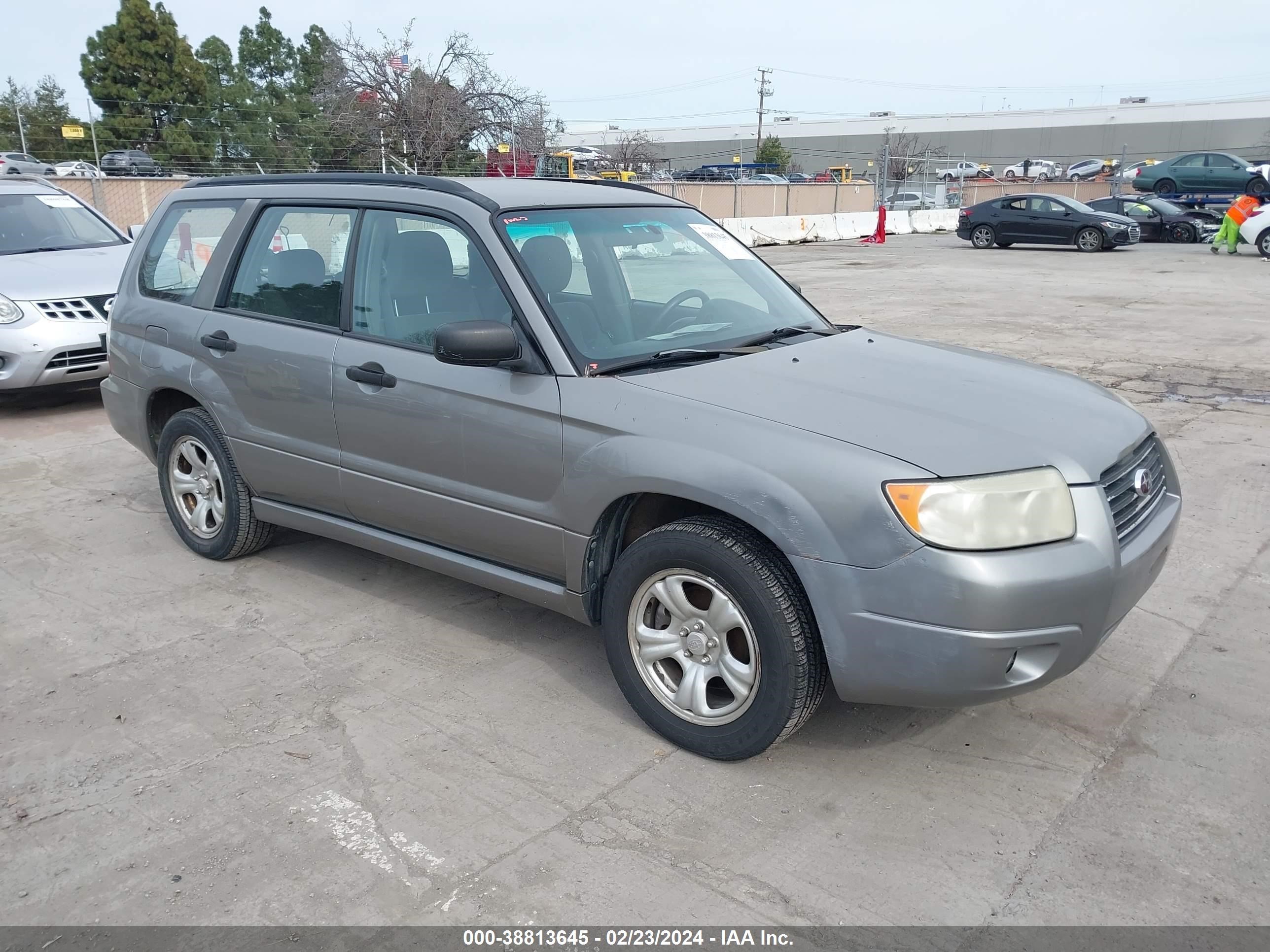 subaru forester 2006 jf1sg636x6h701653