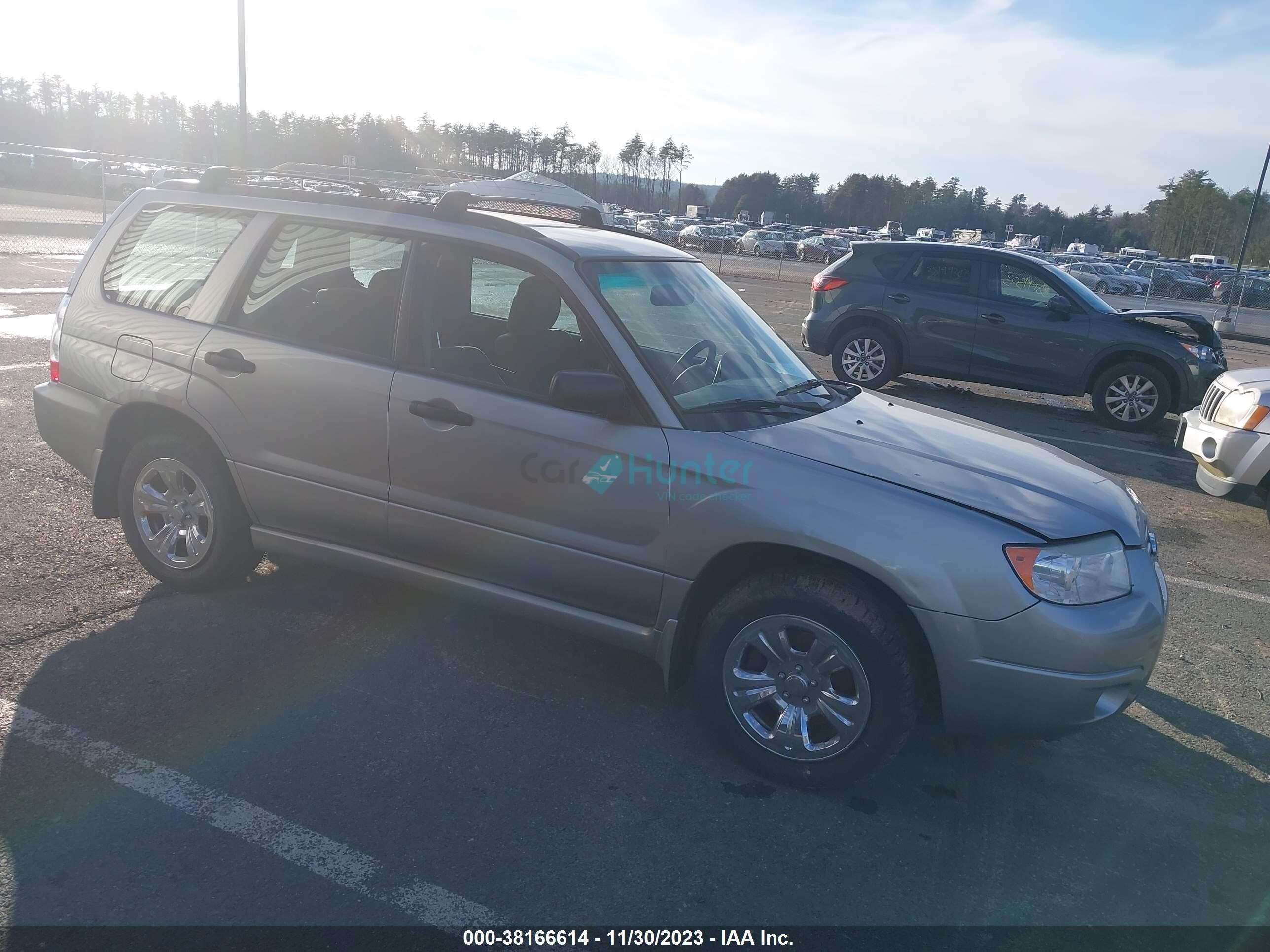 subaru forester 2006 jf1sg636x6h752408
