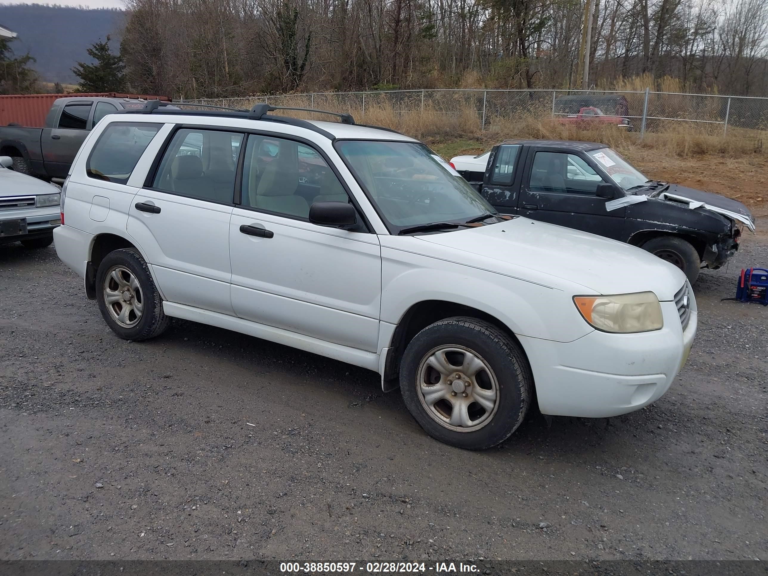 subaru forester 2007 jf1sg636x7h712539