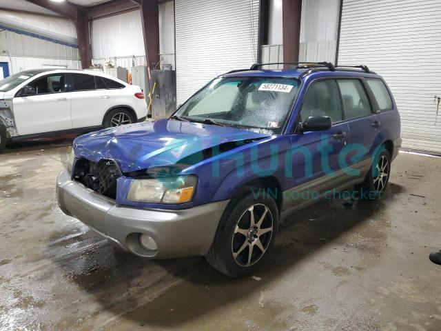 subaru forester 2004 jf1sg65604h754985