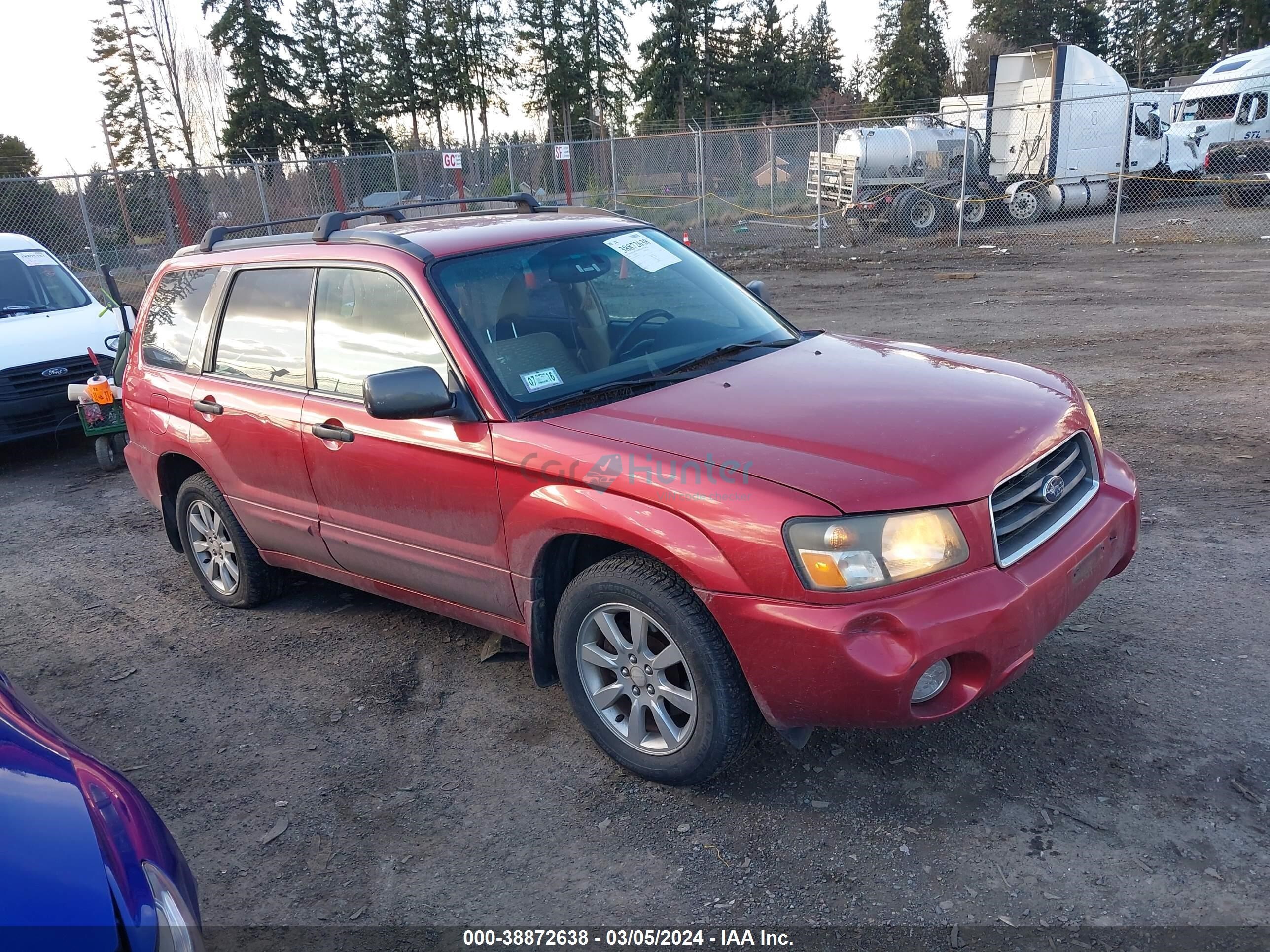 subaru forester 2005 jf1sg65605h708932