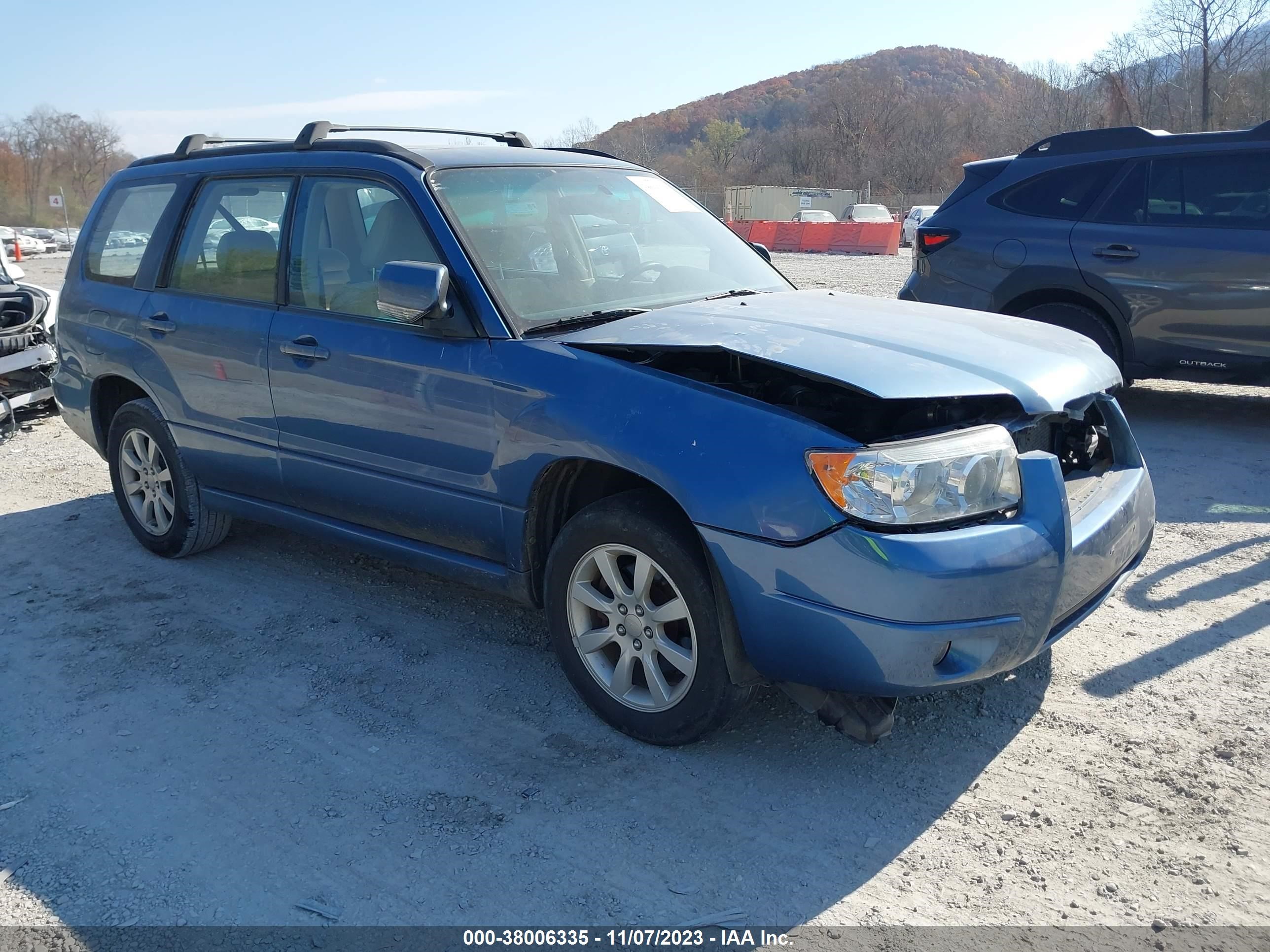 subaru forester 2007 jf1sg65607g733306